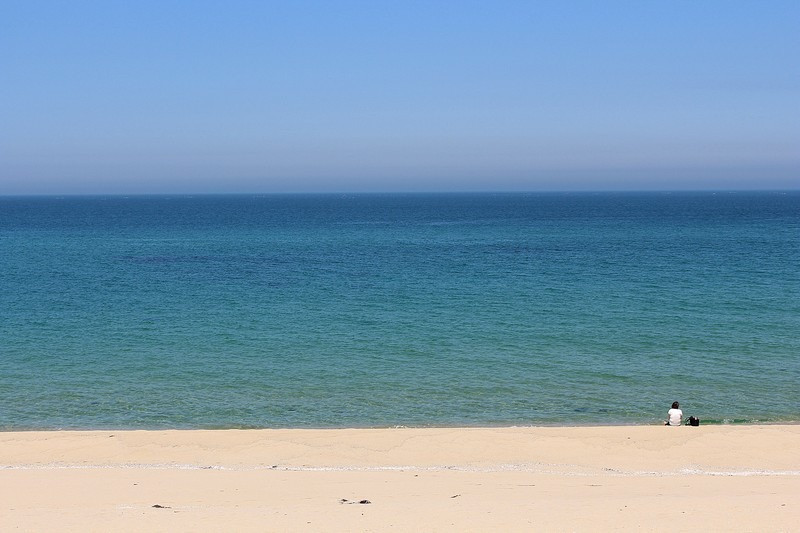 Bãi biển Jeongdongjin tại Gangneung, Hàn Quốc