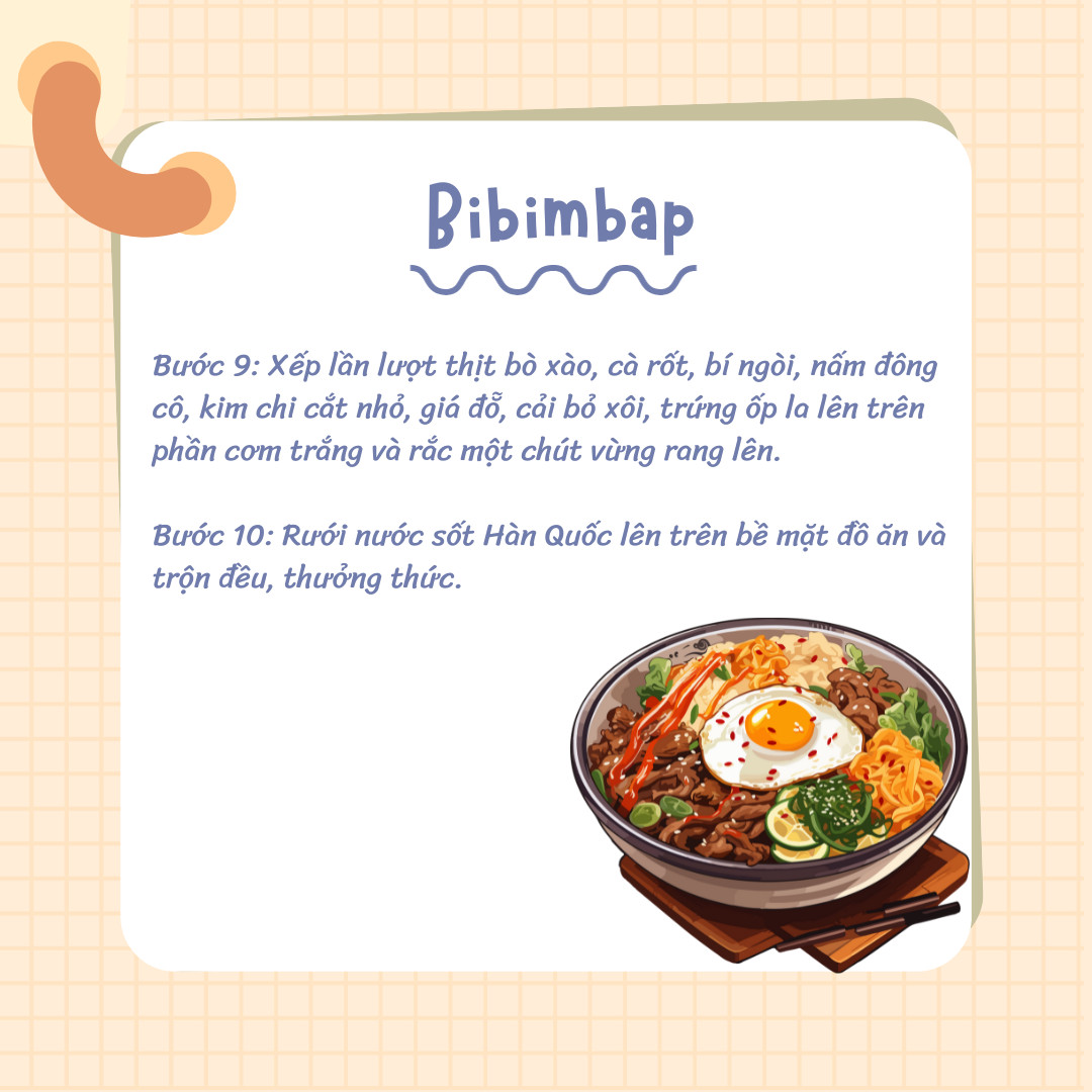 Bibimbap sau khi trộn