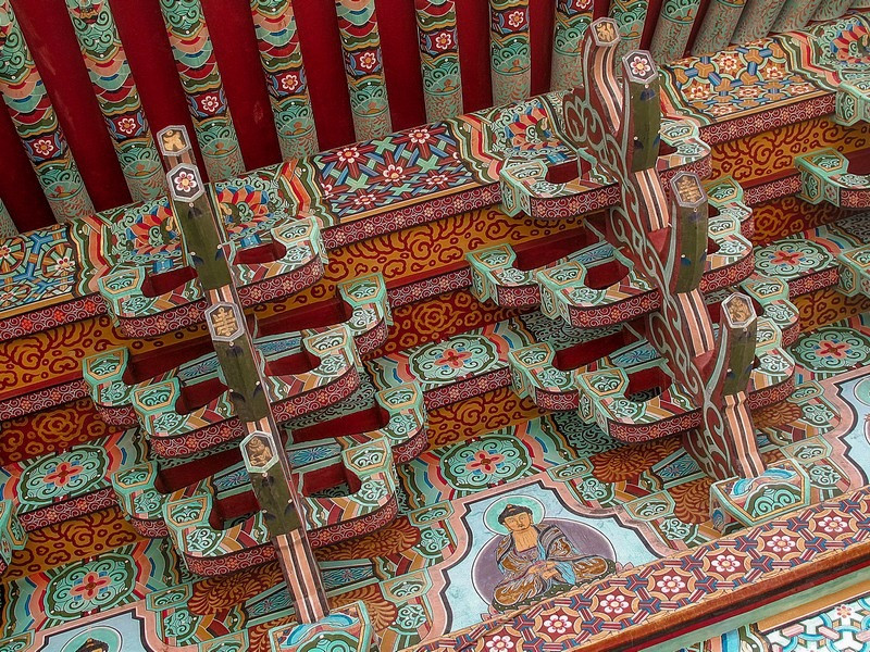 Cây xanh trên núi Sanbangsan, đảo Jeju, Hàn Quốc