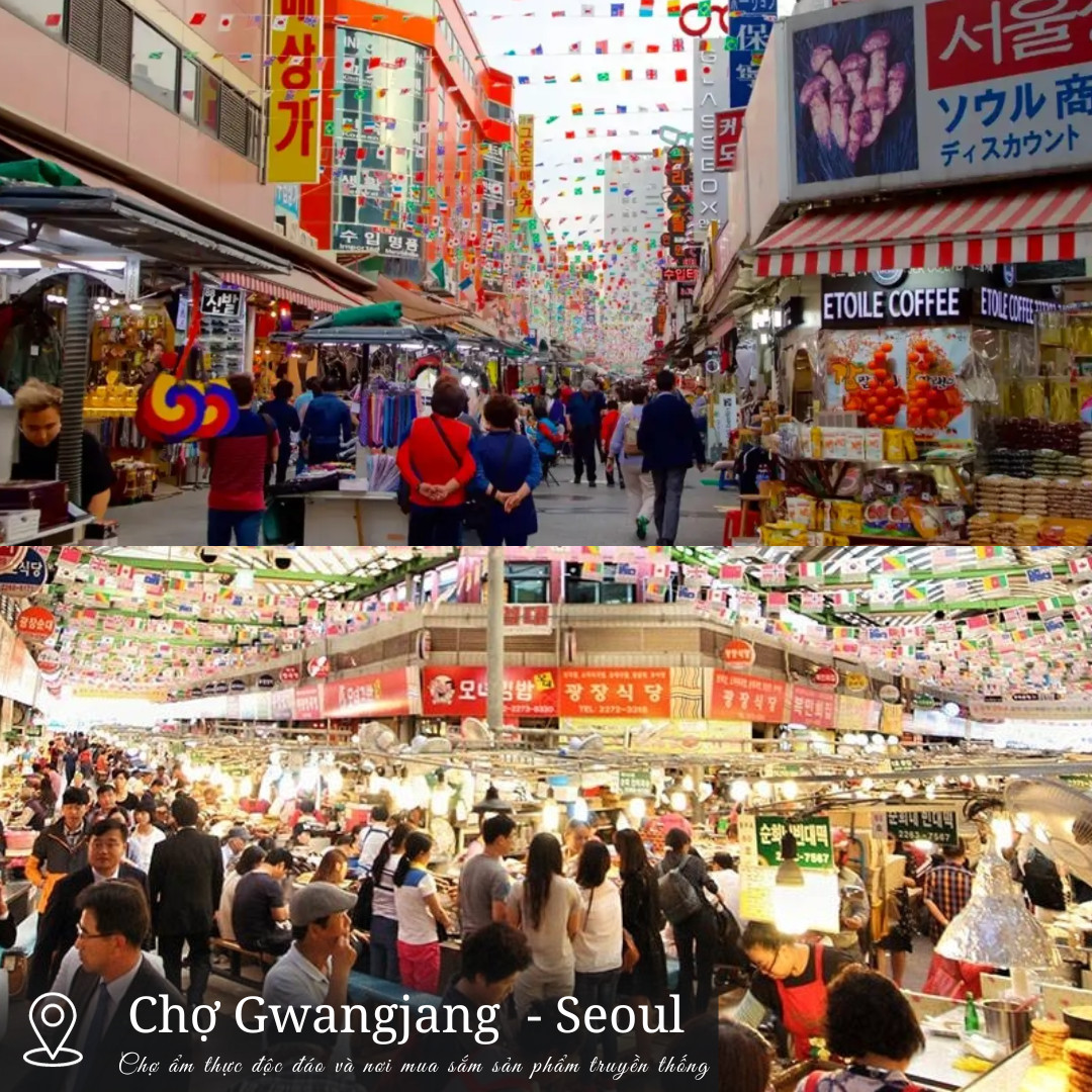 Chợ Gwangjang - Seoul chợ ẩm thực độc đáo 