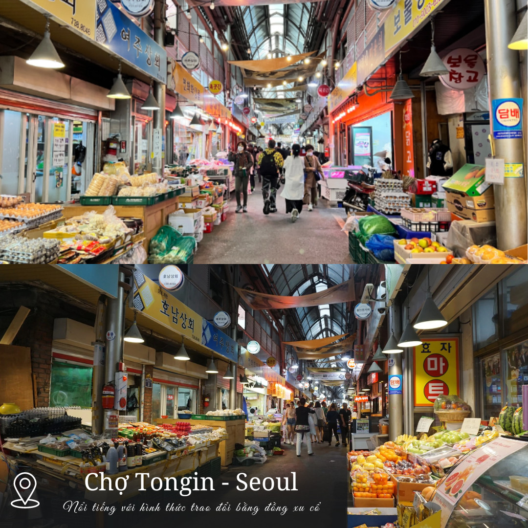 Chợ truyền thống trao đổi bằng đồng xu độc đáo