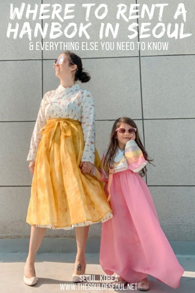 Hình ảnh quảng cáo cho bài viết về thuê Hanbok ở Seoul