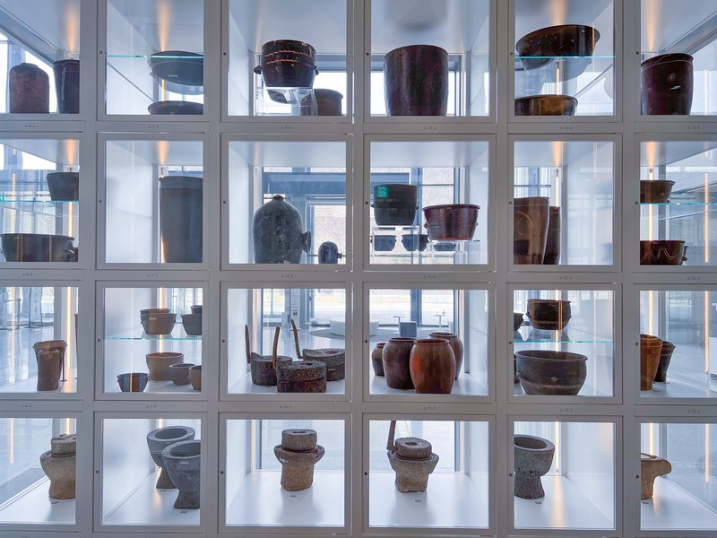 Khu vực trưng bày tại Bảo tàng Dân gian Quốc gia Hàn Quốc Paju