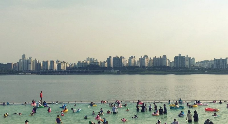 Khu vui chơi nước Nanji, Mapo-gu, Seoul, Hàn Quốc