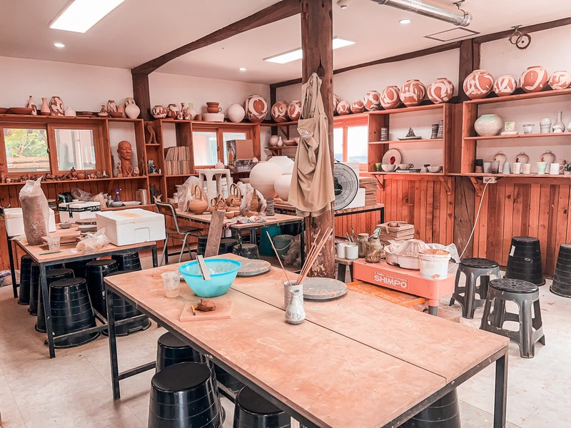 Một cảnh khác trong buổi biểu diễn Painters