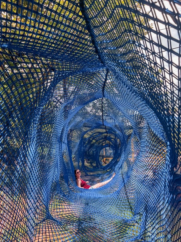 Trò chơi Zipline tại Gaya Theme Park