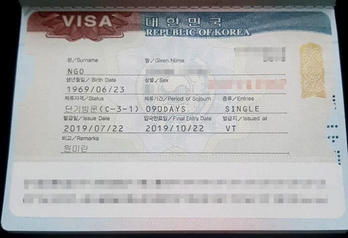 Visa Hàn Quốc nhiều lần